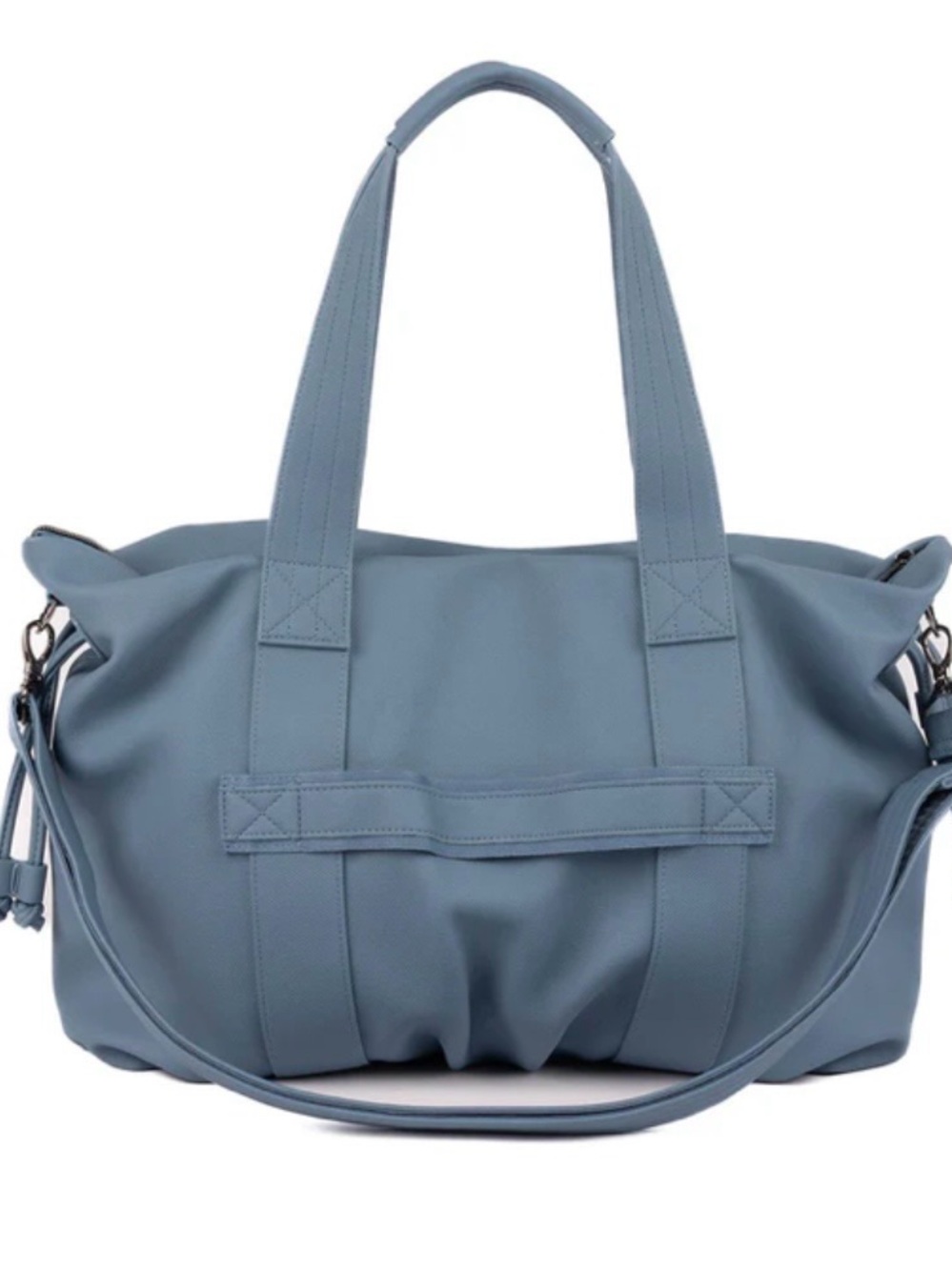 Lug PIPER VL Denim Drift Blue Tote Weekender Carryon with Crossbody Strap NWT - Picture 4 of 9